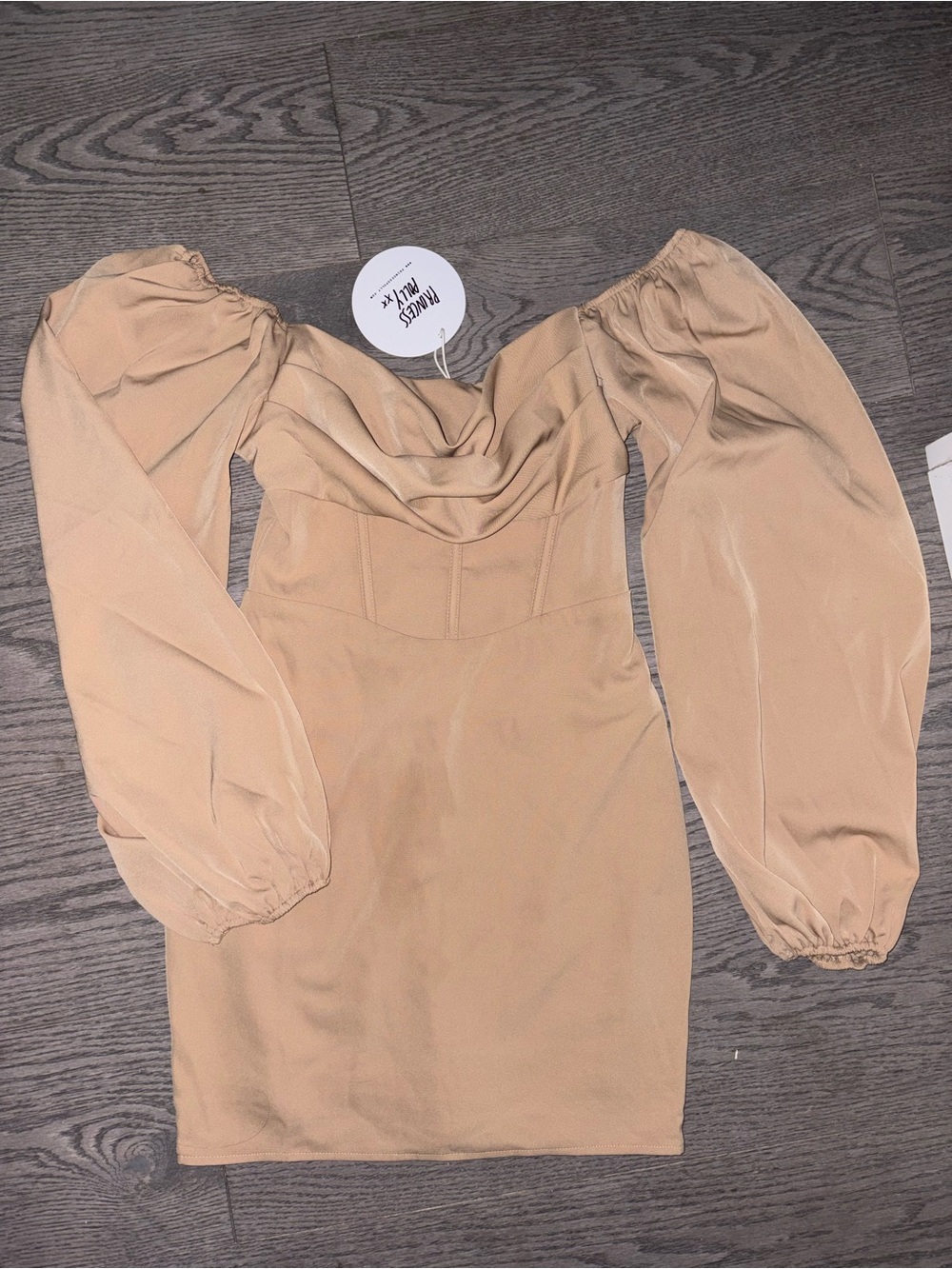 Princess Polly Lillie Long Sleeve Mini Dress